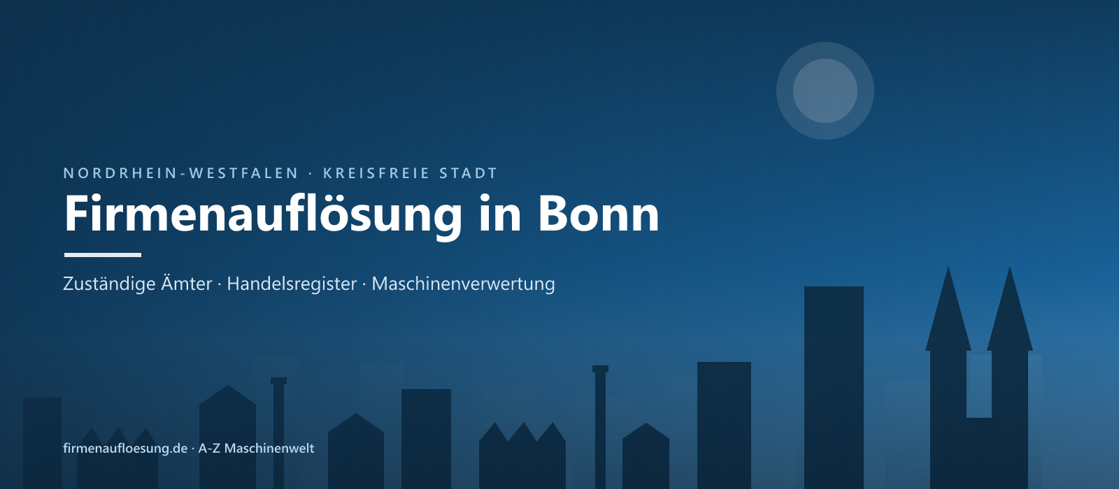 Firmenauflösung in Bonn – Skyline