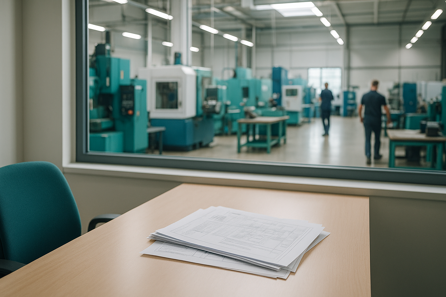 Unternehmer und Berater planen den Ablauf einer Firmenauflösung im Büro