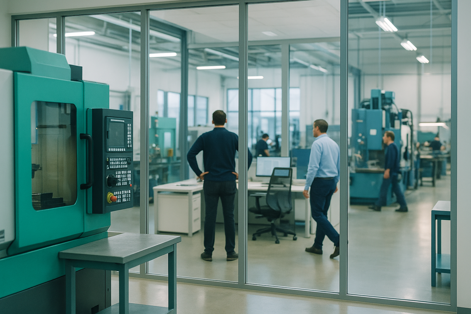 Unternehmer plant die Geschäftsauflösung mit Unterlagen im Büro