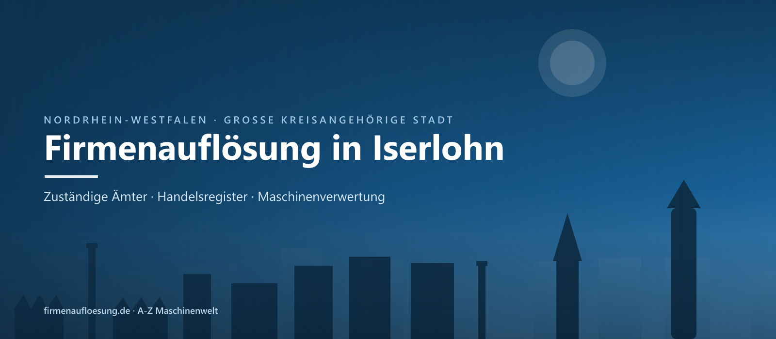 Firmenauflösung in Iserlohn – Skyline