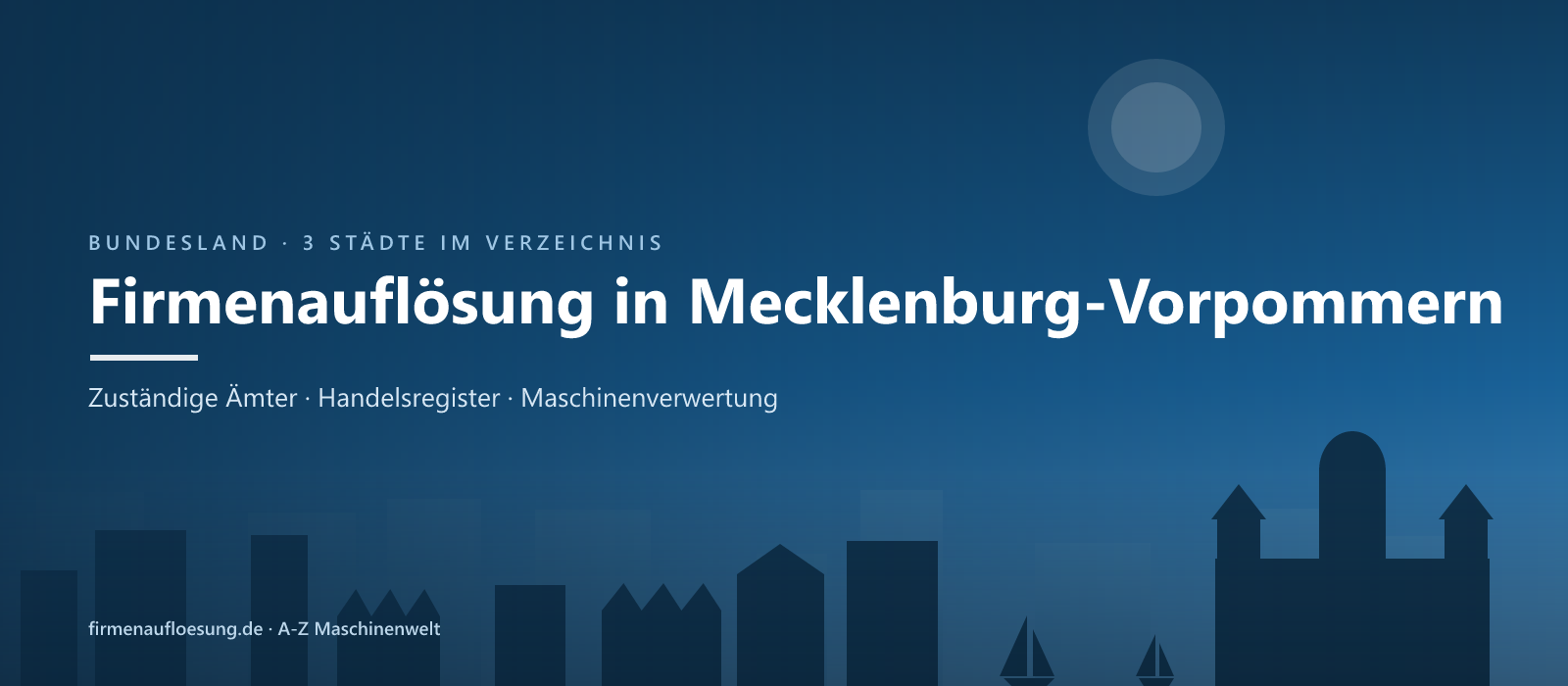 Firmenauflösung in Mecklenburg-Vorpommern – Skyline