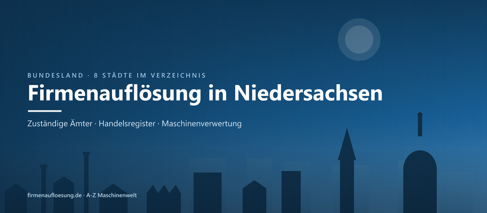 Firmenauflösung in Niedersachsen – Skyline