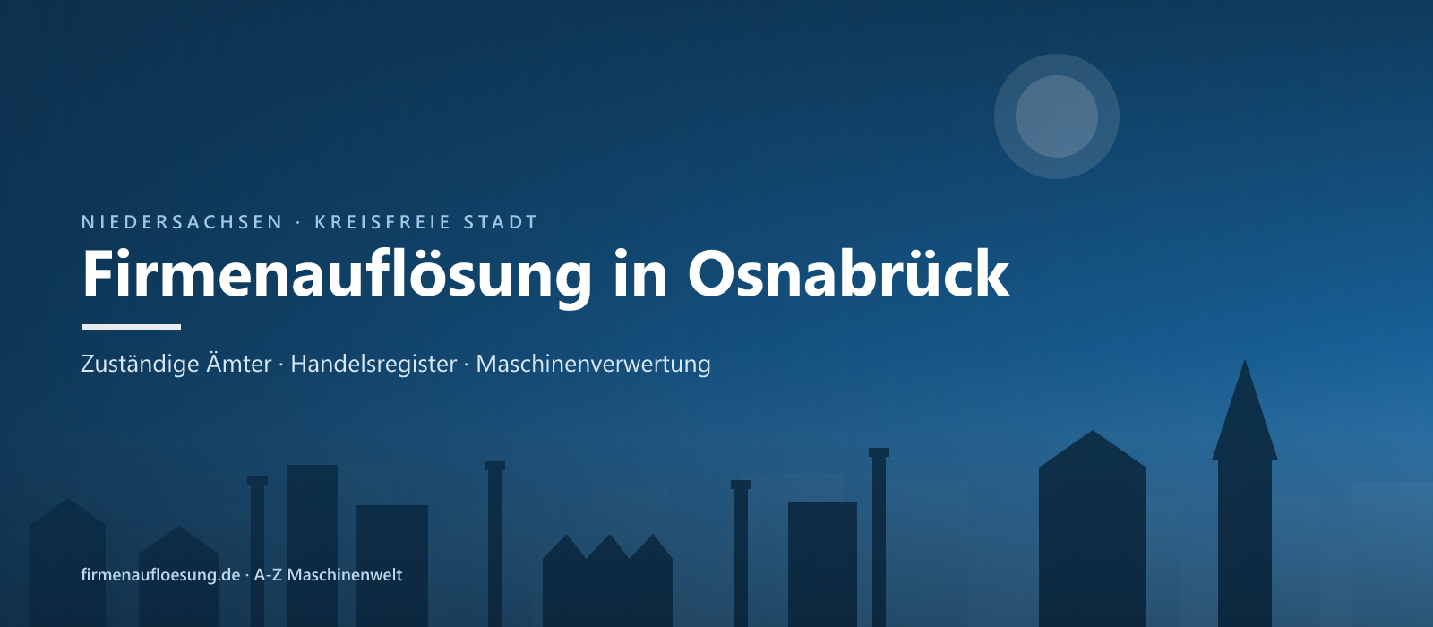 Firmenauflösung in Osnabrück – Skyline