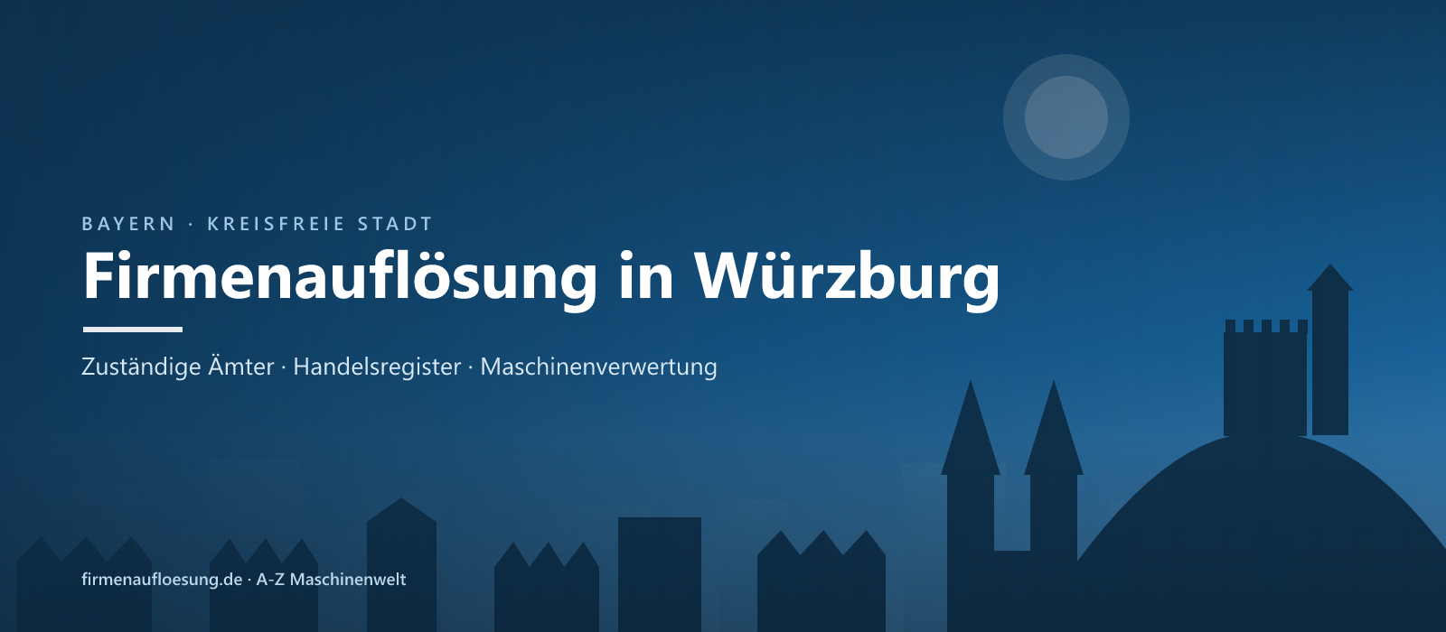 Firmenauflösung in Würzburg – Skyline